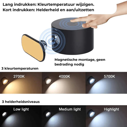 Skanto | Rechargeable Wireless 360° Wall Lamp