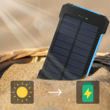 Skanto | Solar Power Bank Waterproof Dual USB Charger
