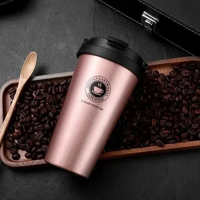 Insulated Stainless Steel Travel Mug | 500 ml, Leak-Proof & Double-Walled