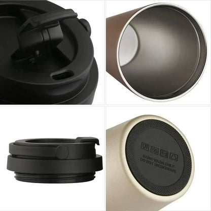 Insulated Stainless Steel Travel Mug | 500 ml, Leak-Proof & Double-Walled