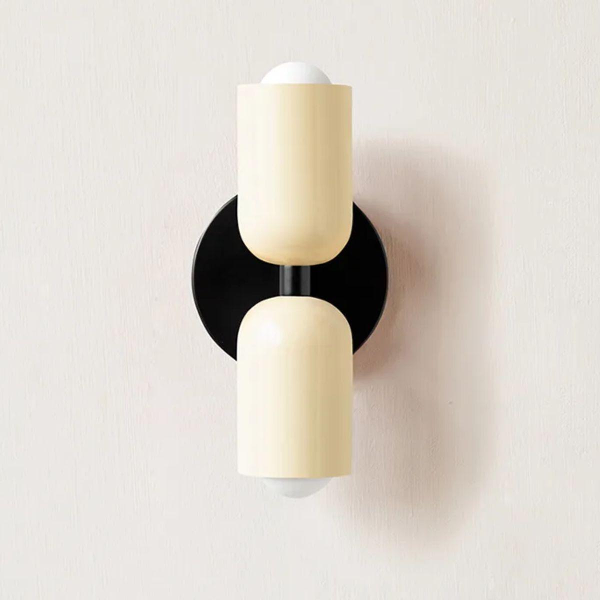 Skanto | Modern Glass Double Shade Wall Lamp