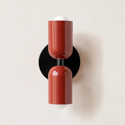 Skanto | Modern Glass Double Shade Wall Lamp