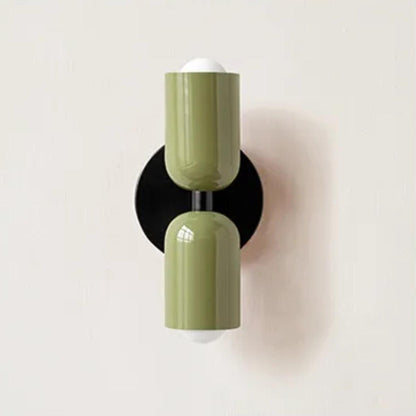 Skanto | Modern Glass Double Shade Wall Lamp