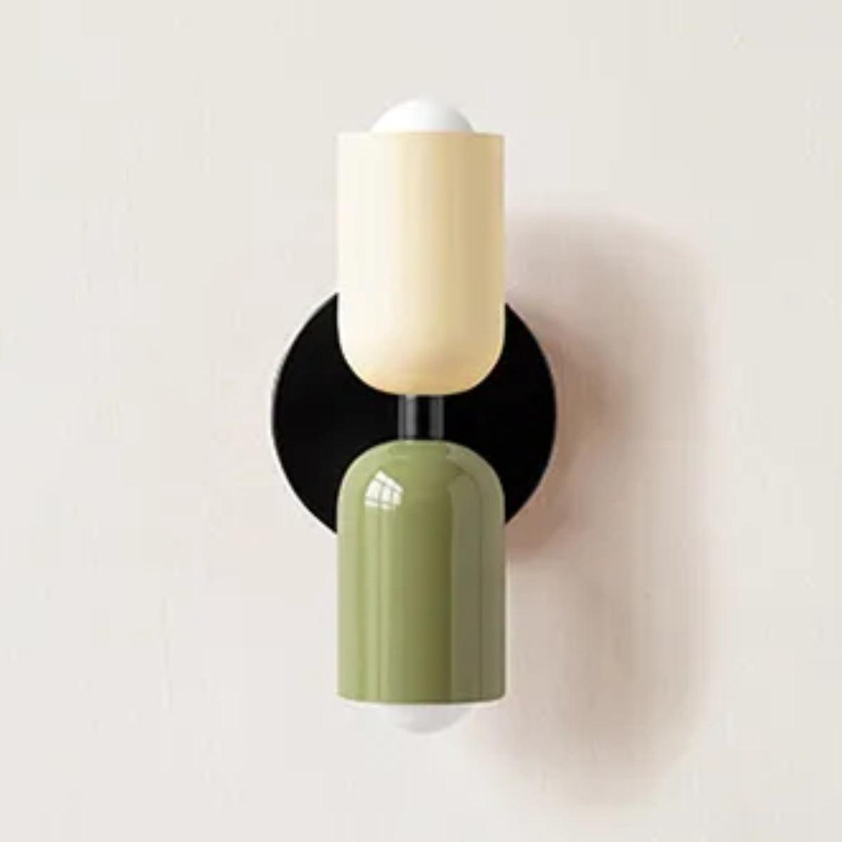 Skanto | Modern Glass Double Shade Wall Lamp