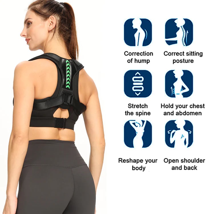 Invisible back posture brace