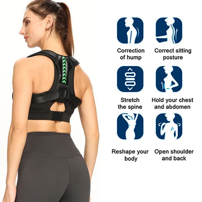 Invisible back posture brace