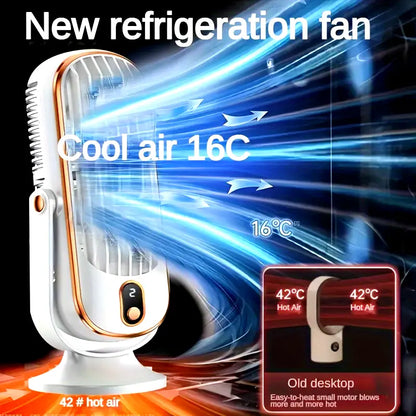 BowLift | Portable Mini Air Conditioner with USB Charging – 5 Speeds & 720° Rotation