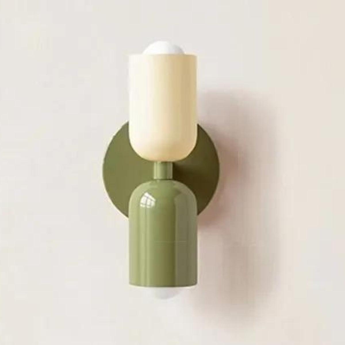Skanto | Modern Glass Double Shade Wall Lamp