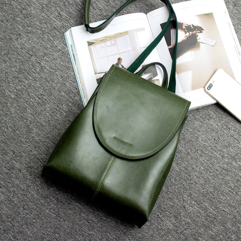 BowLift | LuxeCarry Leather Backpack – Stylish Design with Versatile Storage for Women
