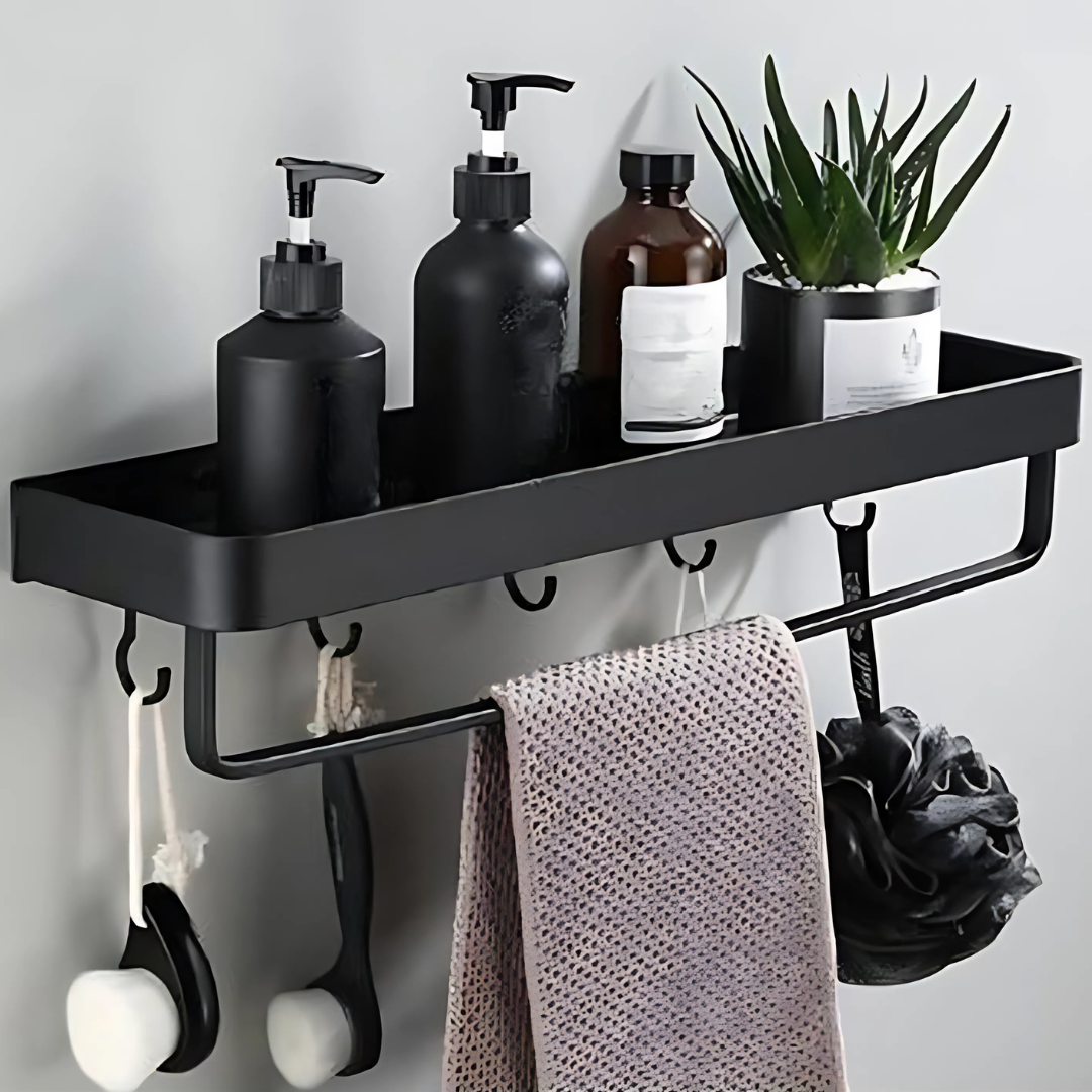 Skanto | Modern Metal Bathroom Wall Shelf