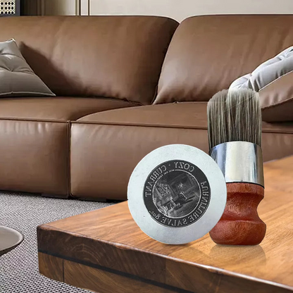 LeatherRevive | Leather Furniture Cream with Wooden Brush | Karnz