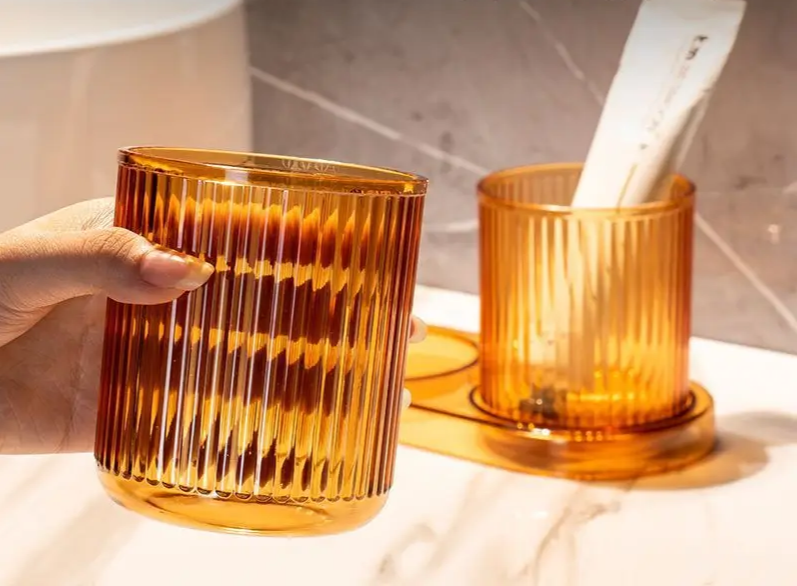 ColorSip HomeCup – Colorful Anti-Drop Bathroom Cup Bowlift