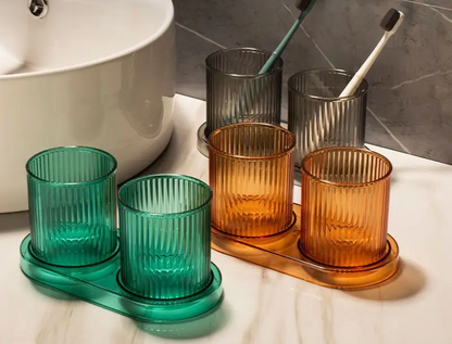 ColorSip HomeCup – Colorful Anti-Drop Bathroom Cup Bowlift