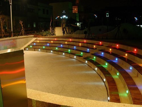 Skanto | Fvtled 10-Pack RGB LED Outdoor Deck Lights, IP67 Waterproof, Low Voltage for Garden & Patio
