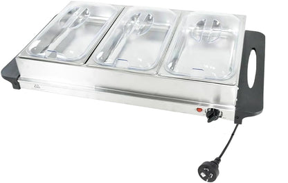 Skanto | Electric Buffet Food Warmer with 3 × 2,5L Pans & Temperature Control – Valtero