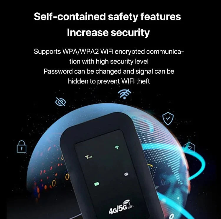 Portable 5G Mobile Router – Fast and reliable internet for on the go