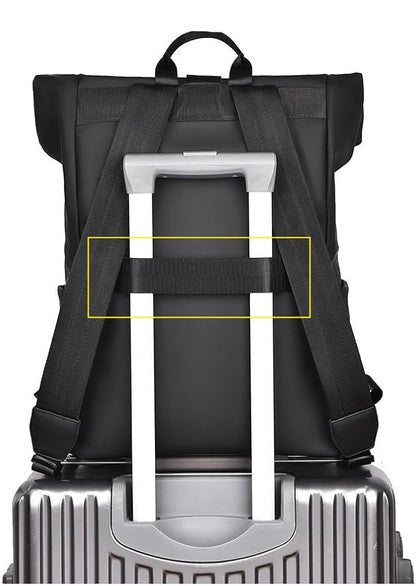 BowLift | BergTrek Waterproof Ergonomic Backpack – Lightweight Travel Rucksack with USB Charging & Large Laptop Storage