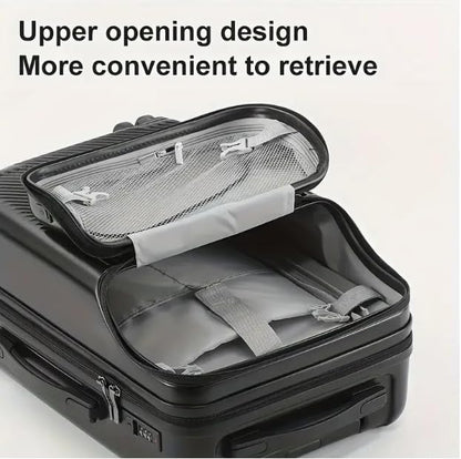 Skanto | Hard Shell Carry-On with Cup Holder, USB Port, and TSA Lock