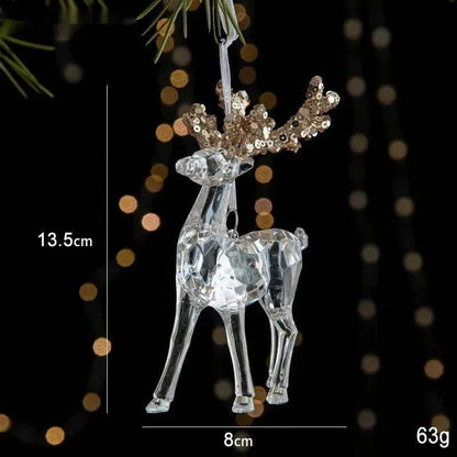 Skanto | Christmas Decorations Sequins Acrylic Transparent Pendant