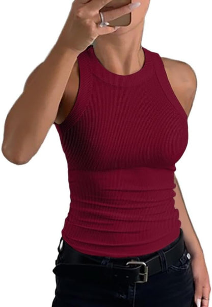 Skanto | Women's Ribbed Racerback Tank