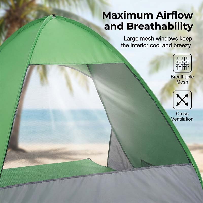 SunSail Breeze Pop-Up Beach Tent 98% UV Protection | Bowlift