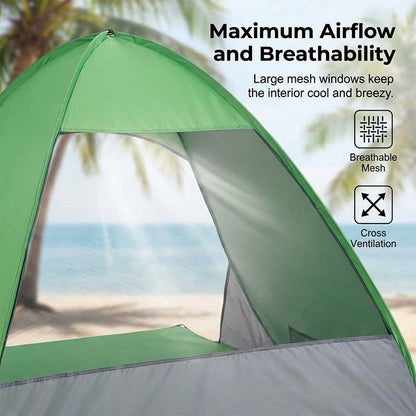 SunSail Breeze Pop-Up Beach Tent 98% UV Protection | Bowlift