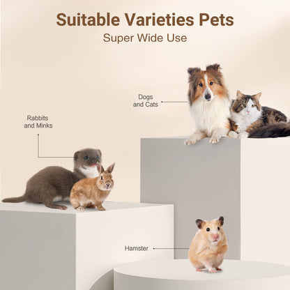 Skanto | Ultimate Pet Grooming Kit - 4-in-1 Electric Clippers with 4 Interchangeable Blades