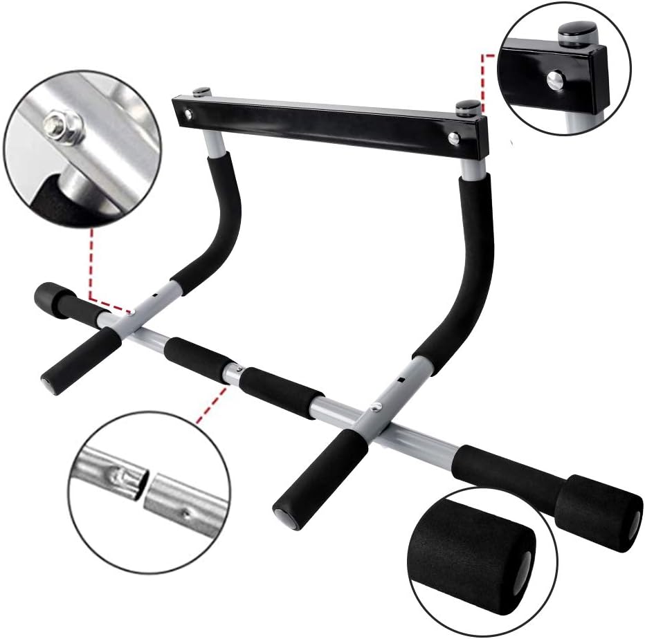 BowLift | Premium Doorway Pull Up Bar | Multi-Grip, Heavy-Duty Steel Construction, 440 lbs Capacity