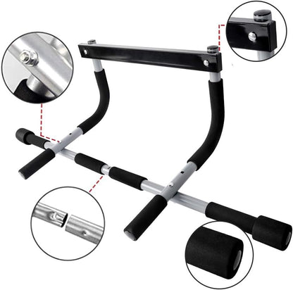 BowLift | Premium Doorway Pull Up Bar | Multi-Grip, Heavy-Duty Steel Construction, 440 lbs Capacity