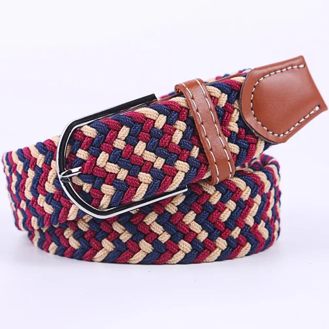 Skanto | Elastic Casual Belt | Flexible Stretch Comfort | Multicolor
