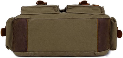 RetroCarry Bag – Vintage Canvas Shoulder Bag for Laptops Bowlift