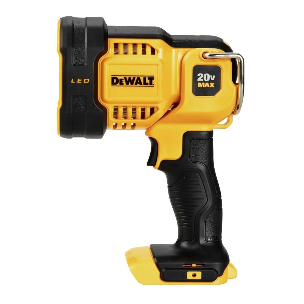 Skanto | Dewalt 20V Max Jobsite LED Spotlight, Bright Red, Powerful & Durable Lighting Solution