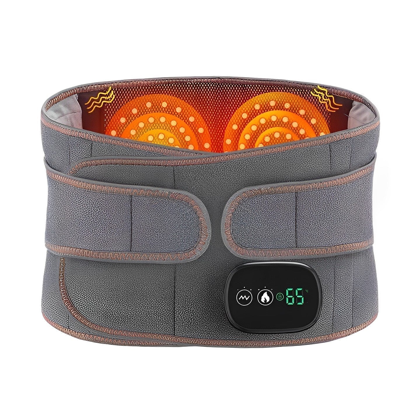 Skanto | Infrared Back Support Belt | Adjustable Heat & Vibration for Pain Relief and Muscle Relaxation