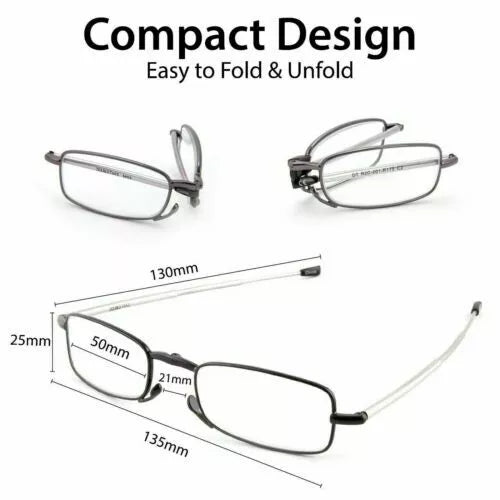 Skanto | Folding Reading Glasses - Portable with Case
