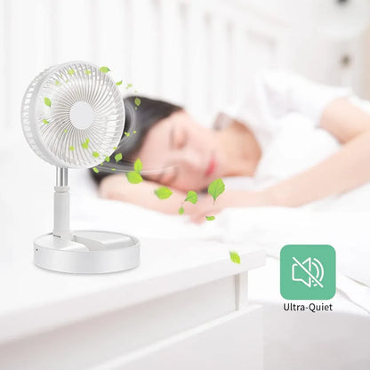 Portable Rechargeable Foldable Desk Fan | Bowlift