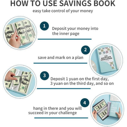 Skanto | 100 Envelope Challenge Savings Binder