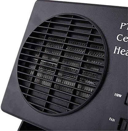 Skanto | 12V Ceramic Car Heater | 150W-300W Portable Fan with Automatic Thermostat for Winter Vehicle Use