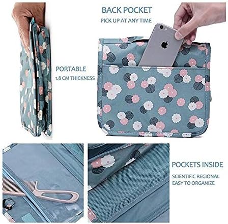 BowLift | TravelEase –  Water-Resistant Travel Toiletry Bag with Hanging Hook