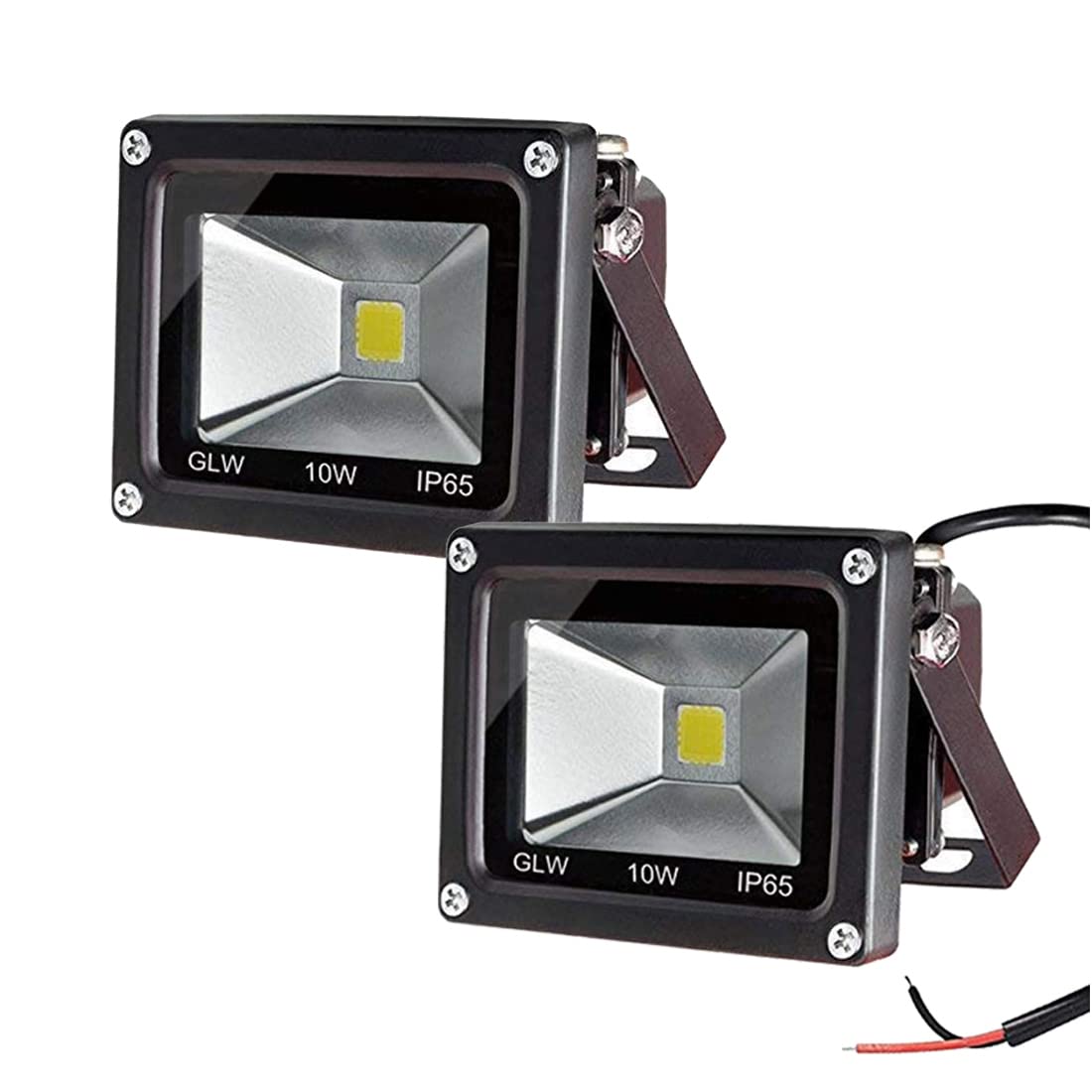 Skanto | Glw 10W LED Flood Light 2 Pack - Warm White Outdoor Light, 750Lm, Halogen Equivalent