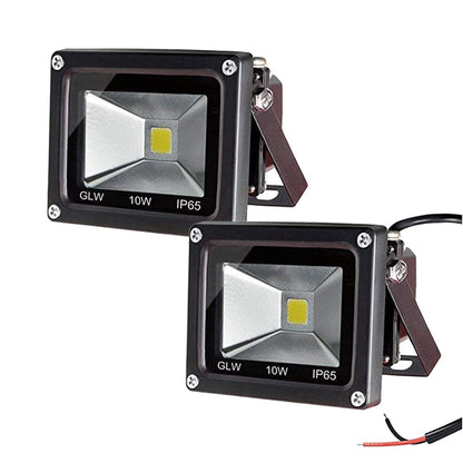 Skanto | Glw 10W LED Flood Light 2 Pack - Warm White Outdoor Light, 750Lm, Halogen Equivalent