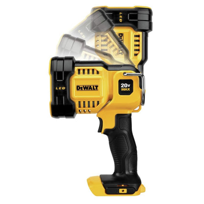 Skanto | Dewalt 20V Max Jobsite LED Spotlight, Bright Red, Powerful & Durable Lighting Solution