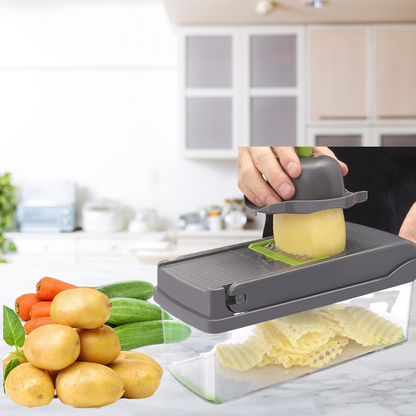 13-in-1-Vegetable-Slicer | Faster-when-Cooking | Bowlift