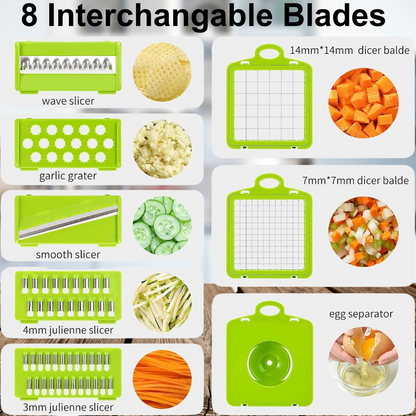 13-in-1-Vegetable-Slicer | Faster-when-Cooking | Bowlift