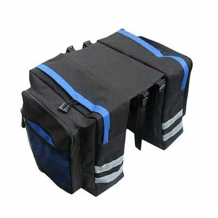 BowLift | Rear Rack Double Pannier Bike Trunk Bag for MTB and Touring Bicycles