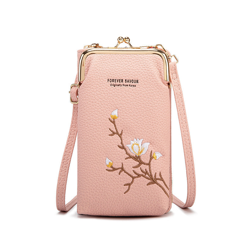 Skanto | Embroidered Women's Crossbody Wallet