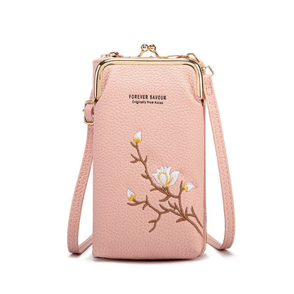 Skanto | Embroidered Women's Crossbody Wallet
