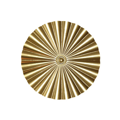BowLift | Elegant Round Gold Metal Wall Hanging Decoration