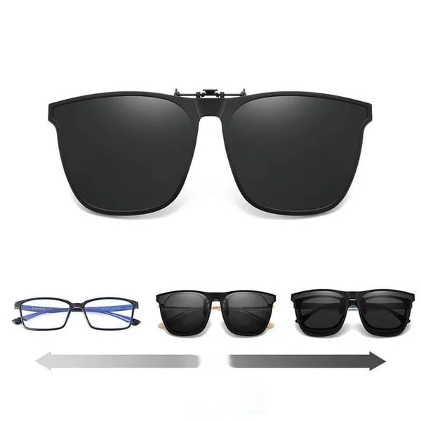 Skanto | OogZeker Clip-on Sunglasses – Lightweight Polarized UV400 Clips for Eyeglass Wearers