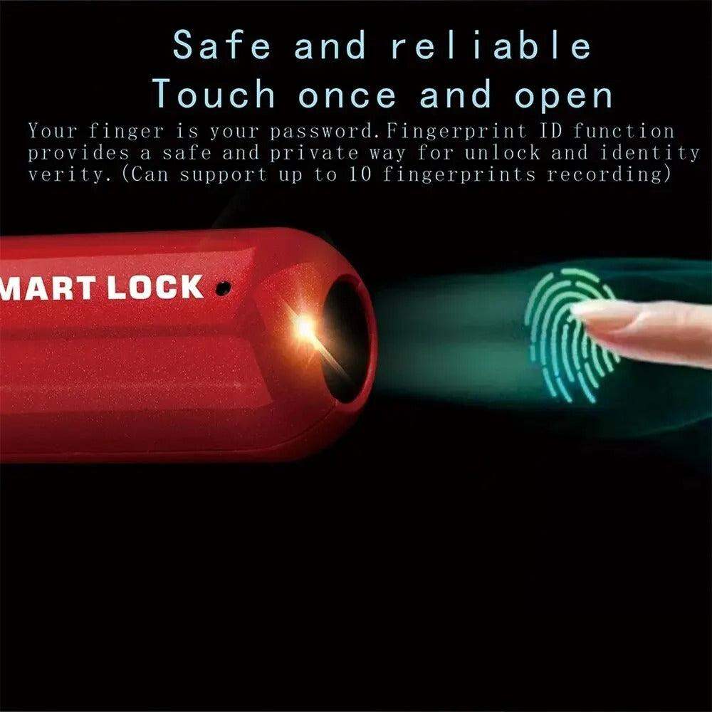Skanto | FingerScan Lock – Smart Fingerprint Padlock without Keys or Codes