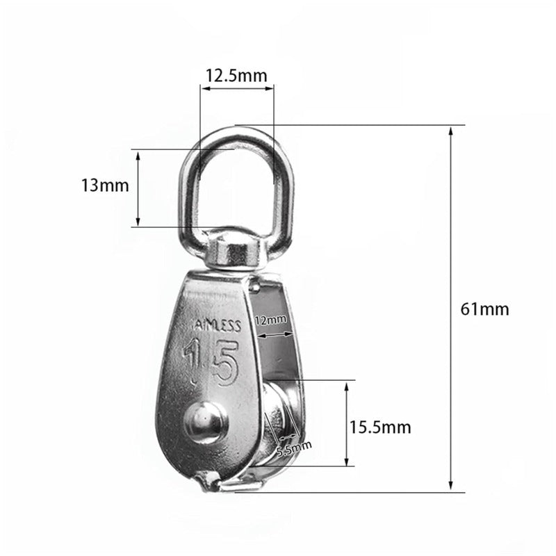 BowLift | Stainless Steel Swivel Pulley